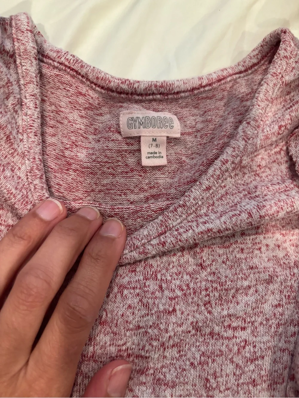 Gymboree Heathered Mauve Ruffle Sleeve Long Sleeve Dress